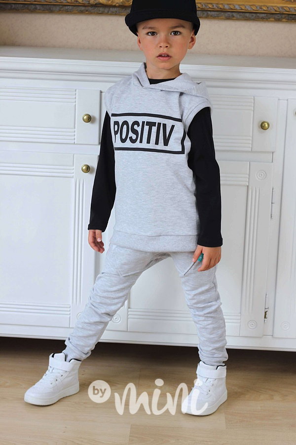 Šedá vesta POSITIV
