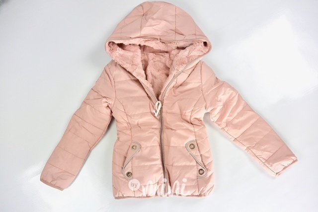 Oboustranný kabátek růžový