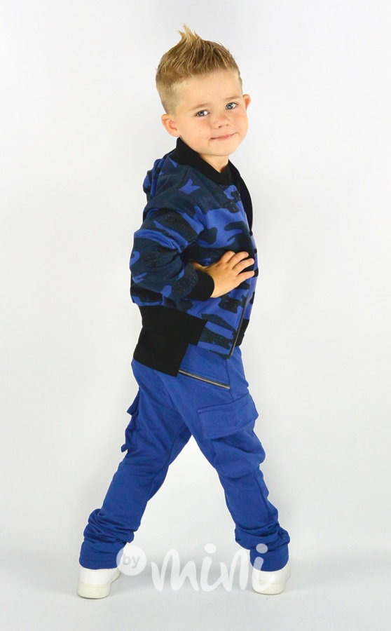 Blue army bomber mikina