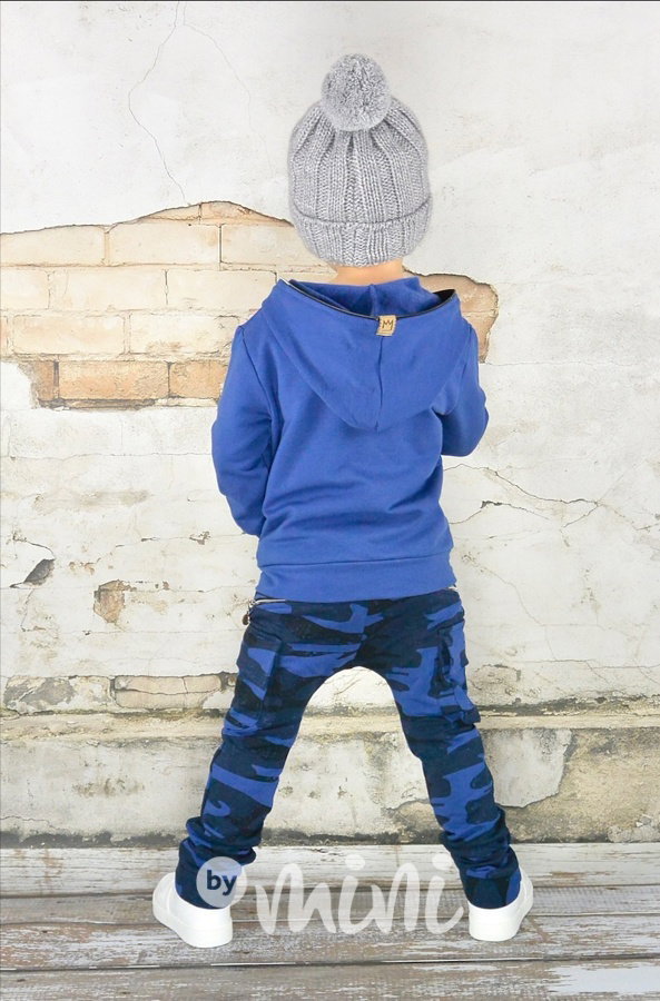 Zateplené blue army baggy kapsáče zip