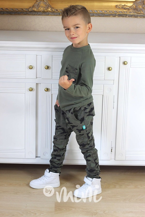 Khaki army tepláčky