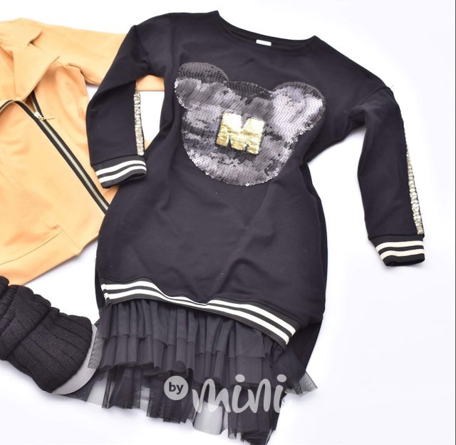 Černé šaty v boho stylu