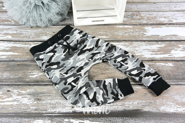 Grey army baggy tepláčky