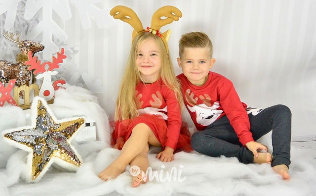 Xmas chlapecký komplet se sobem