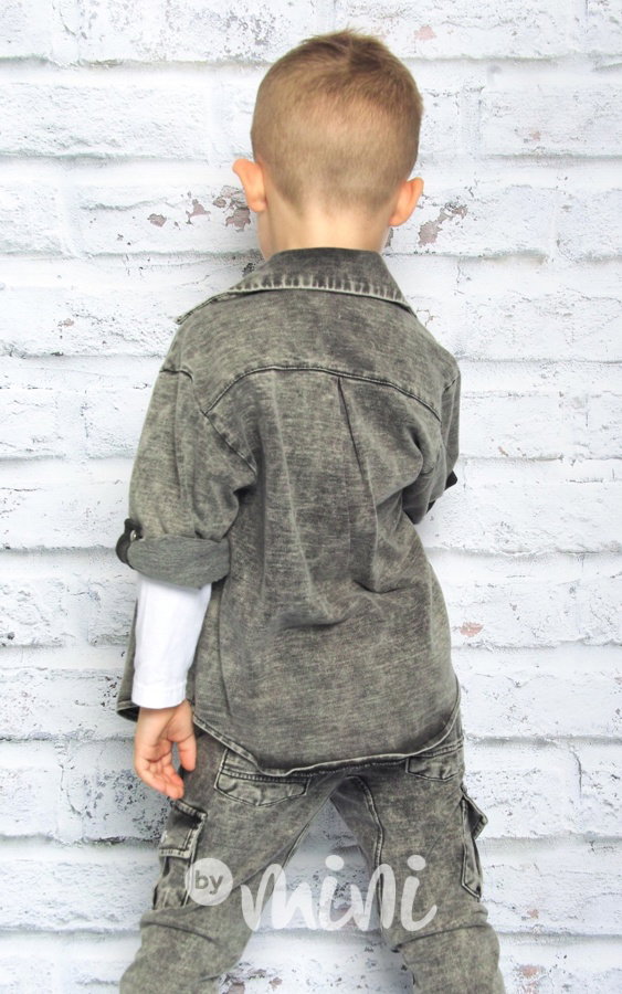 Dark denim slim kapsáče