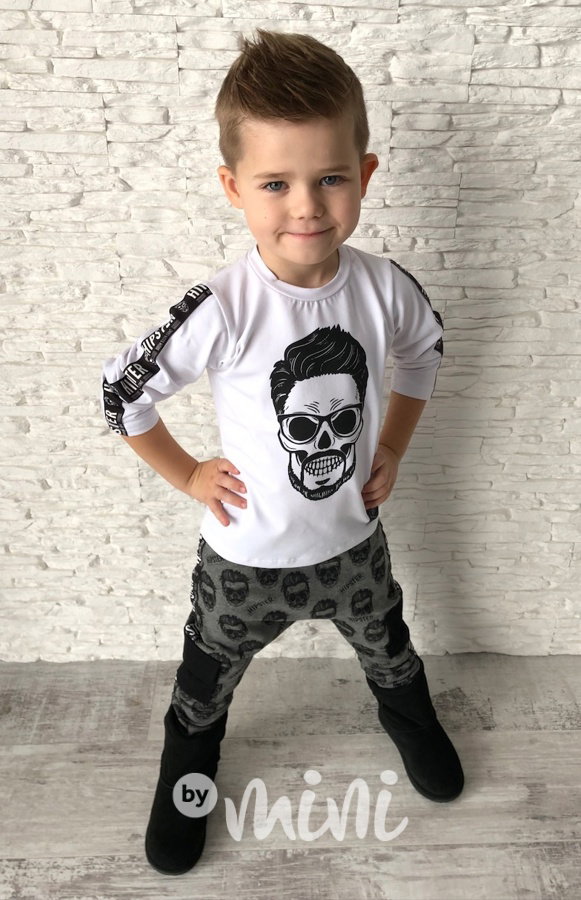 Hipster white triko