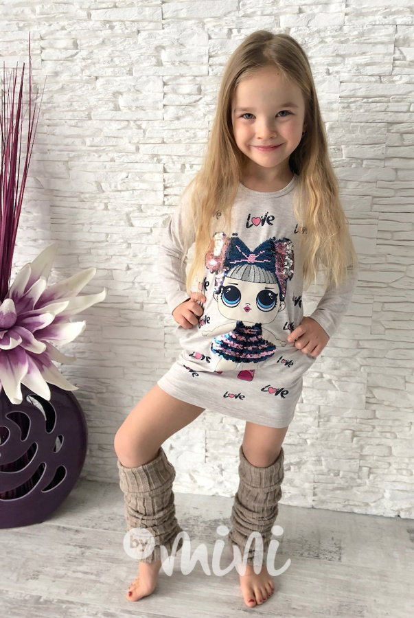 Cutie dívčí tunika s flitry