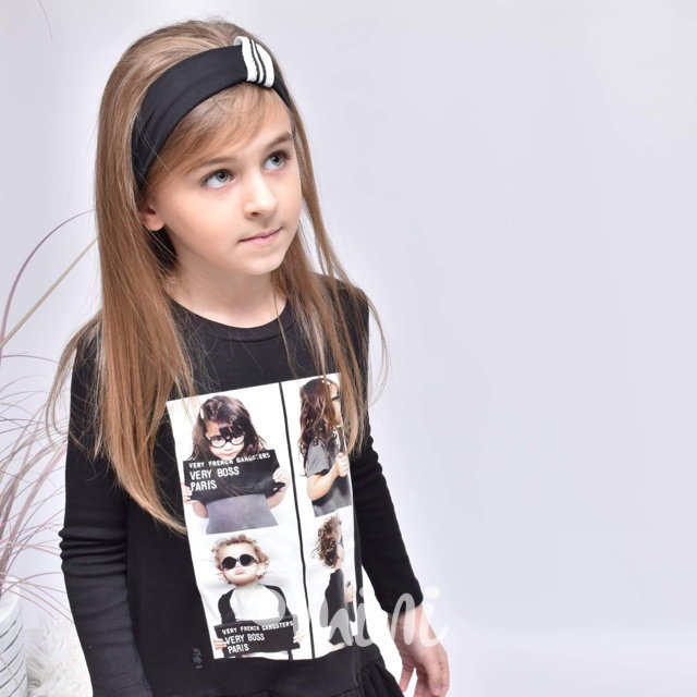 4ks Black dress komplet