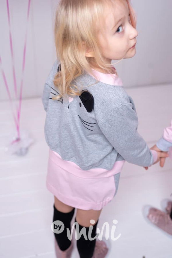 Myška mikina grey