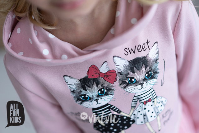 Best friend šaty s kapucí pink