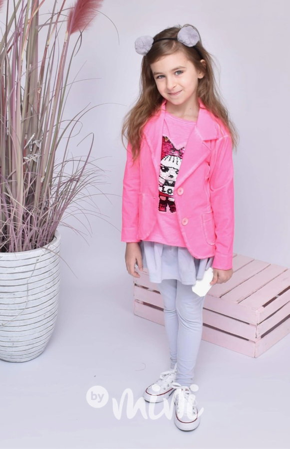Neon pink sáčko