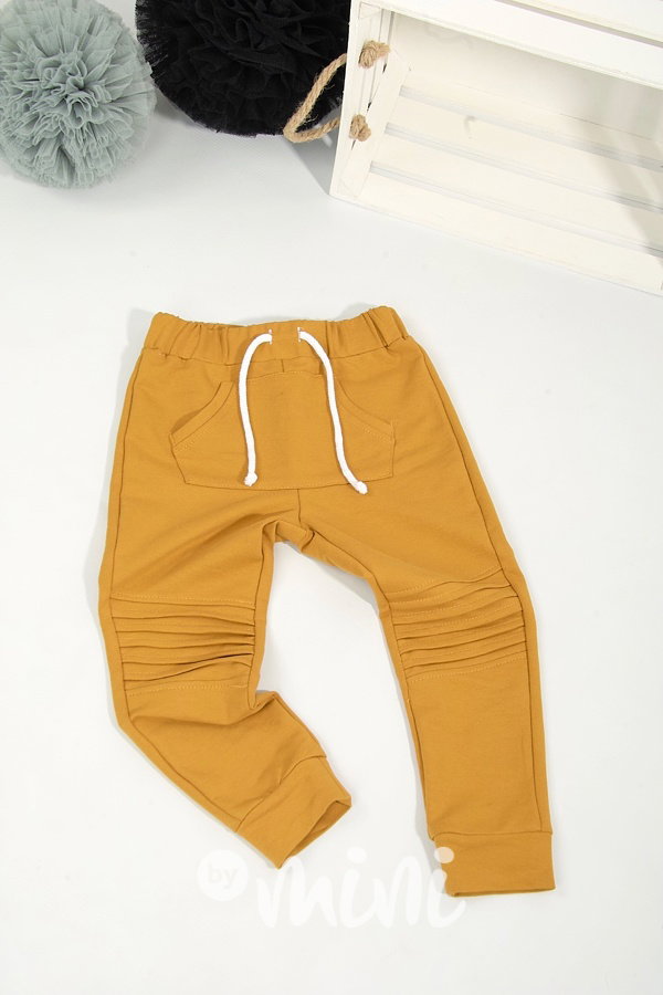 Biker pants mustard