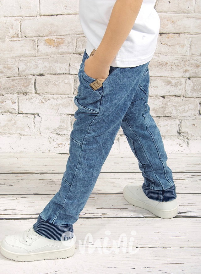 Jeans chlapecké baggy tepláčky NEW