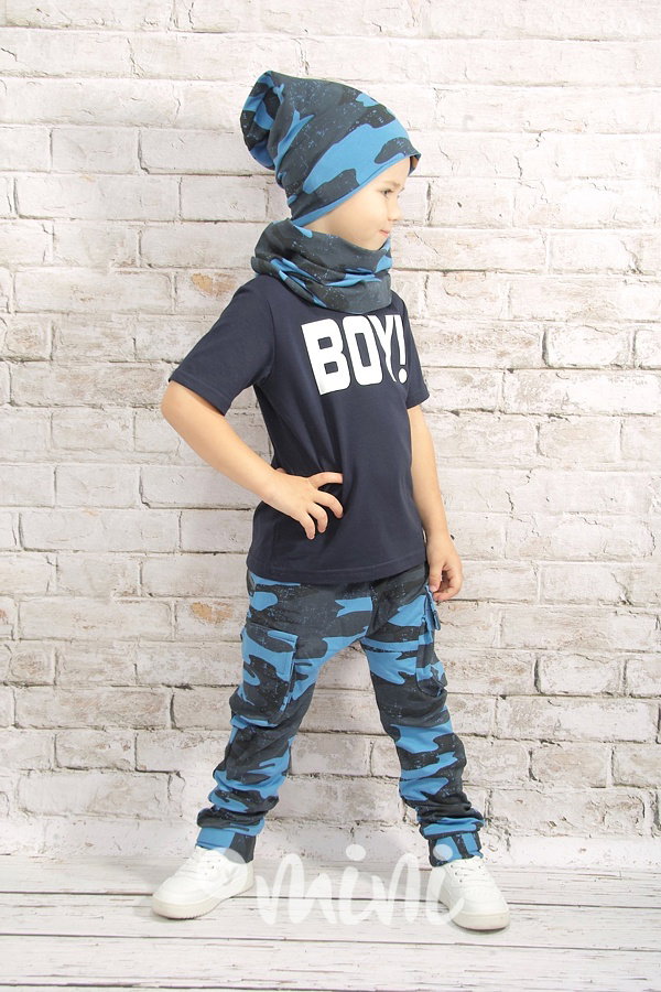 BOY dark blue triko
