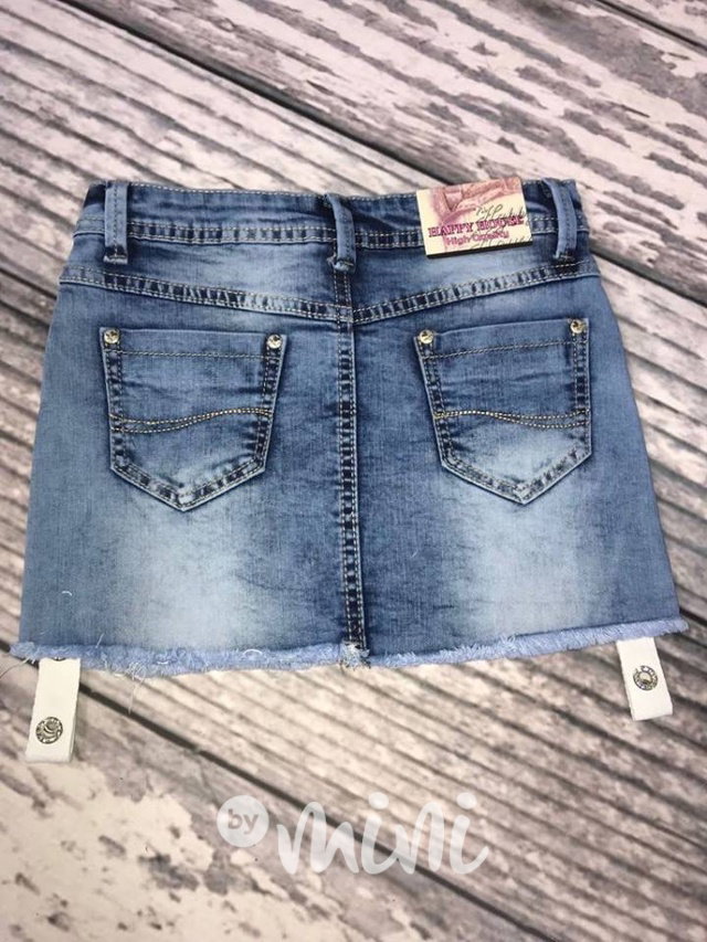 Jeans sukýnka laclíky
