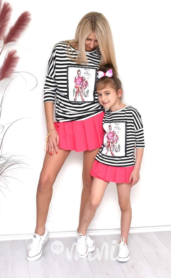 Skirtshorts malinové