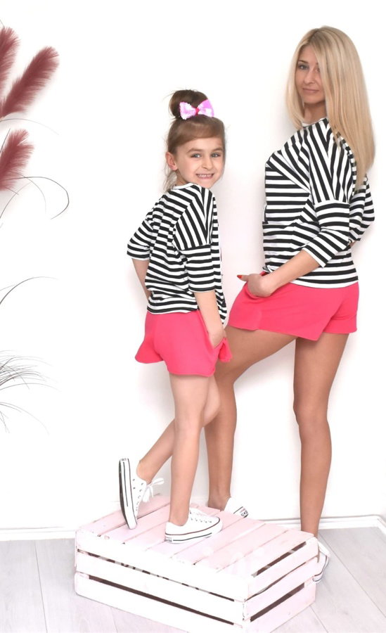 Skirtshorts malinové