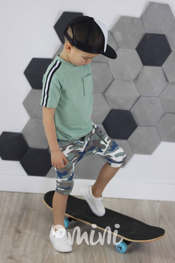 Army shorts zip