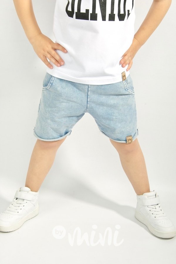 Light jeans shorts - chlapecké džínové kraťasy