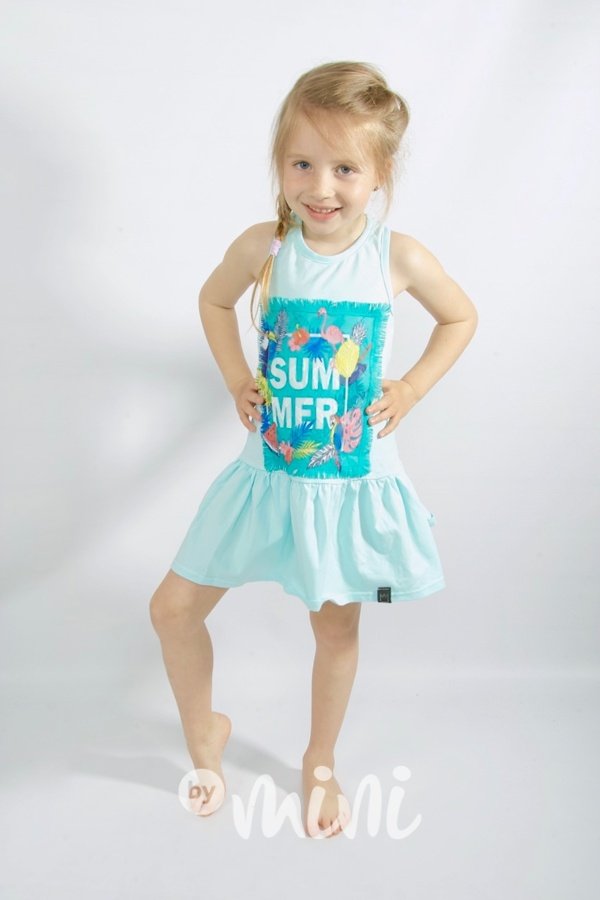 Summer mint dětský dress