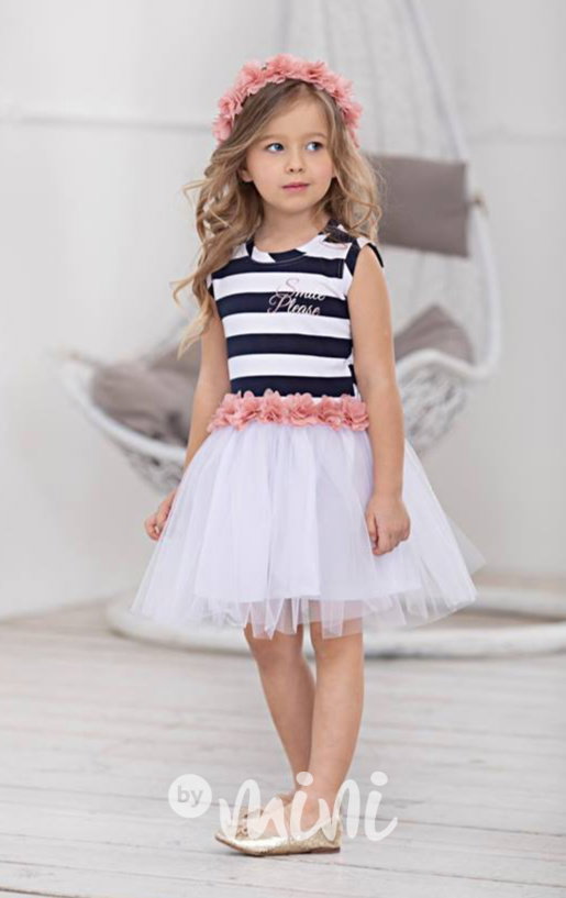 Marine flower dress