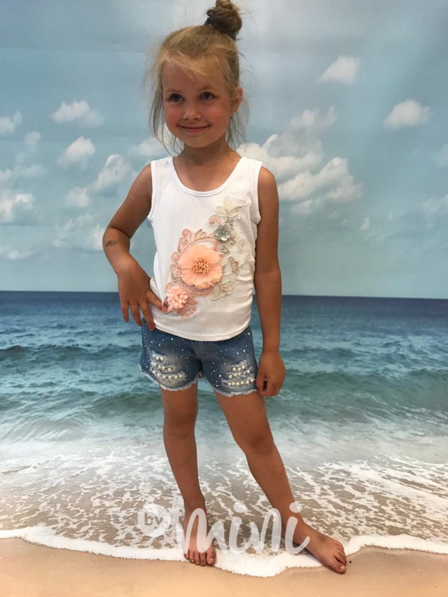 Blossom tílko bílé