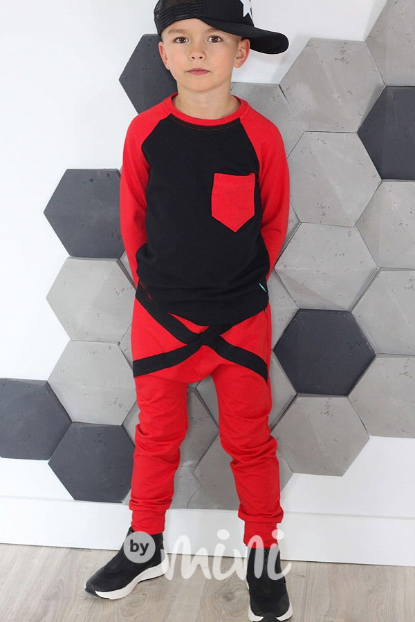 Red/black triko longsleeve