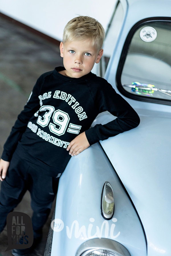 Cool edition chlapecký set černý tepláky + mikina