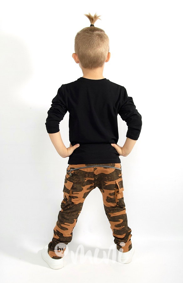 Karamel army baggy kapsáče zip