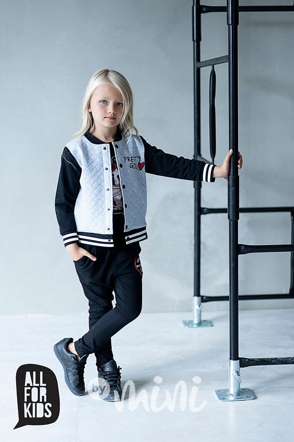 Fashion dog mikina grey