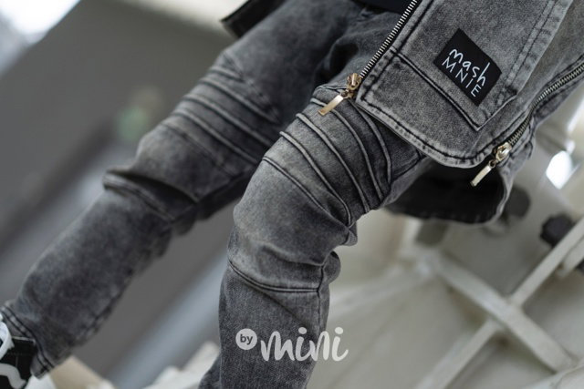 *Premium* Wolf ice black pants kalhoty