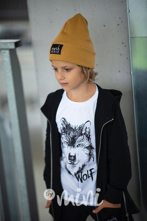 *Premium* Wolf chlapecké triko bílé s krátkým rukávem