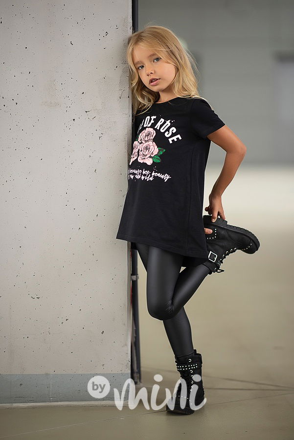 *Premium* leather legíny mat