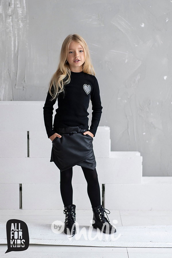 Sukňokraťasy leather look
