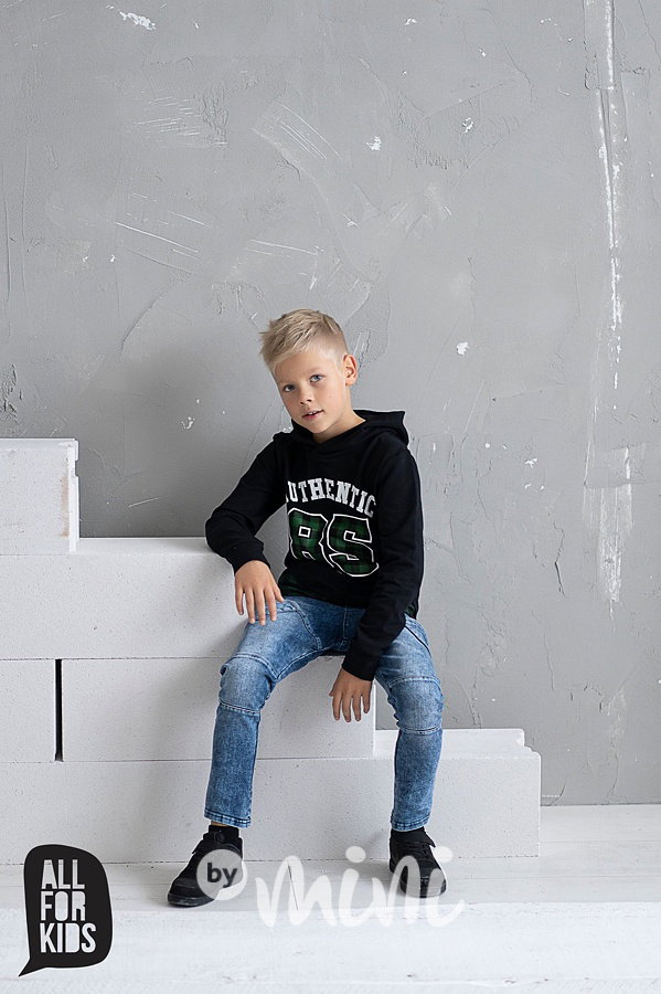 Blue jeans tepláčky s prošitím