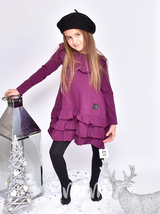 Purple fashion dress