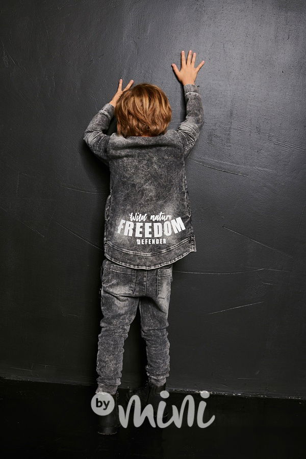 *Premium* Freedom ice black mikina na zip