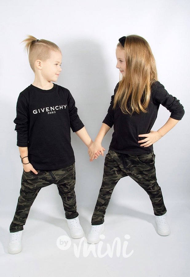 Baggy sourozenci army maskáč zip