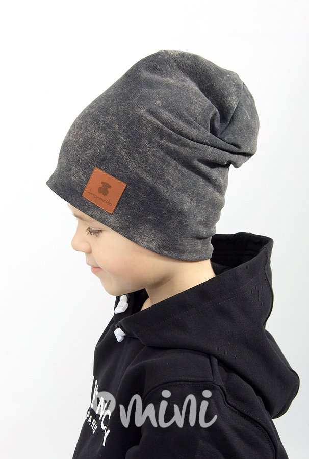 Despacito beanie čepka - bear black