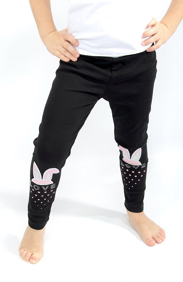 Černé bunny legíny