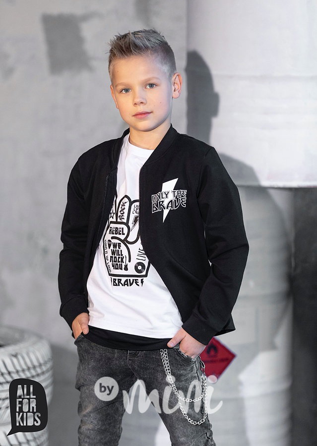 Black jeans s řetězem