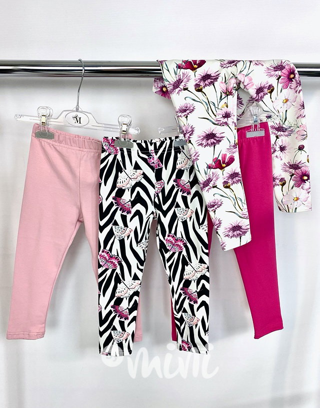 Dětské legíny - zebráno fresh cotton