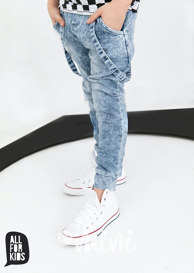 Cotton jeans blue - kšandy