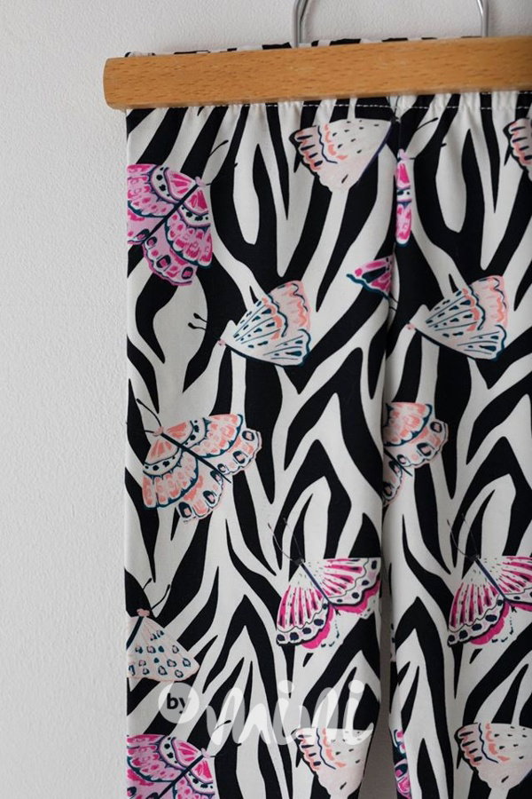 Dětské legíny - zebráno fresh cotton