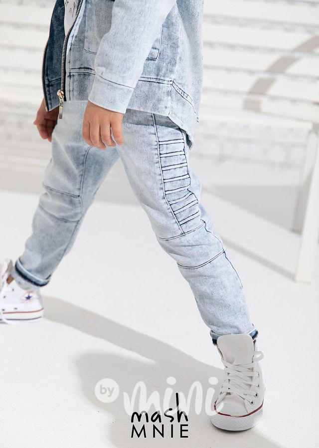 Chlapecký set oblečení kalhoty a mikina jeans