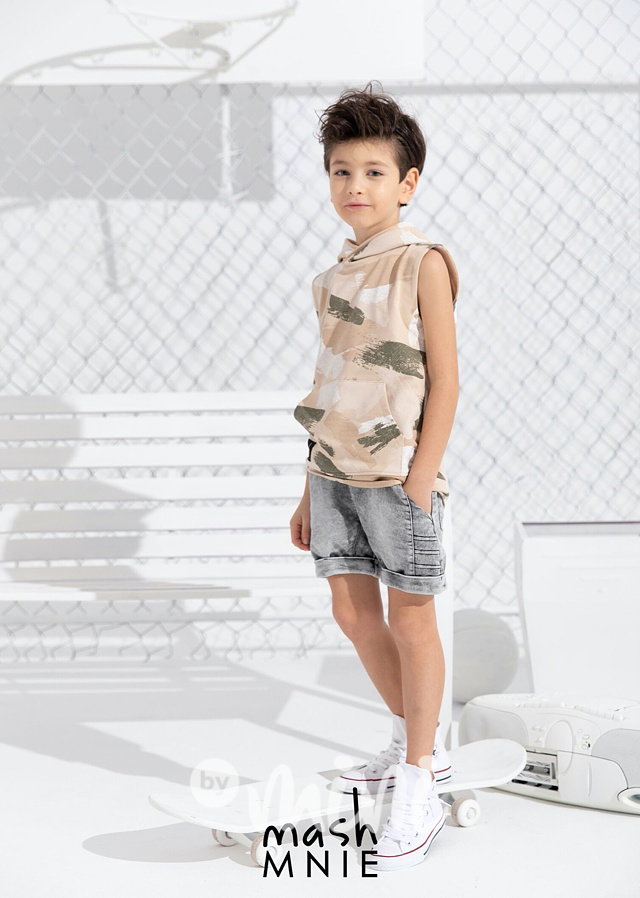 Jeans shorts ice black *Premium*