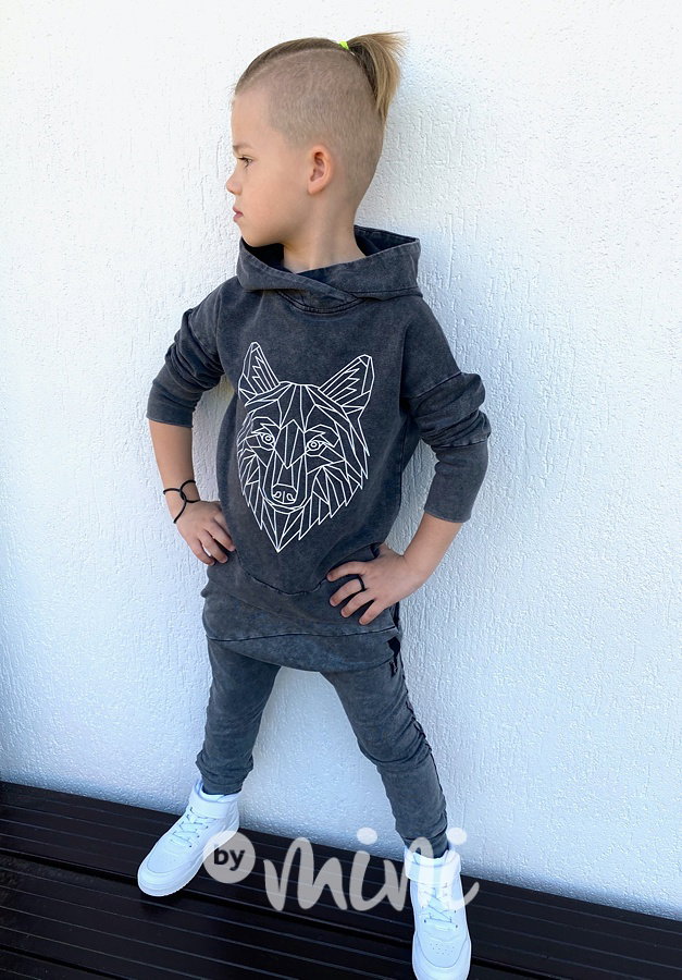 Despacito baggy acid wash graphit