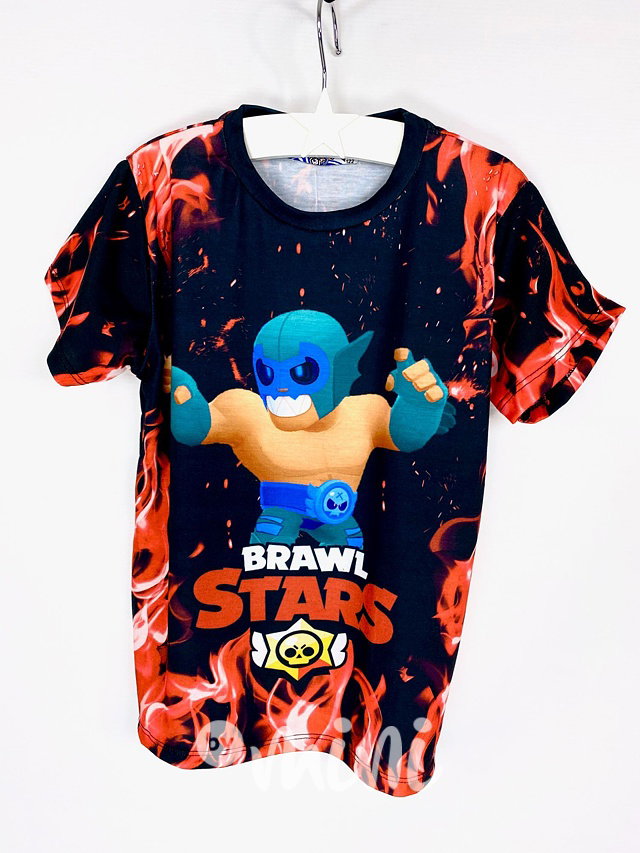 Brawl Stars chlapecké triko El Rudo - red