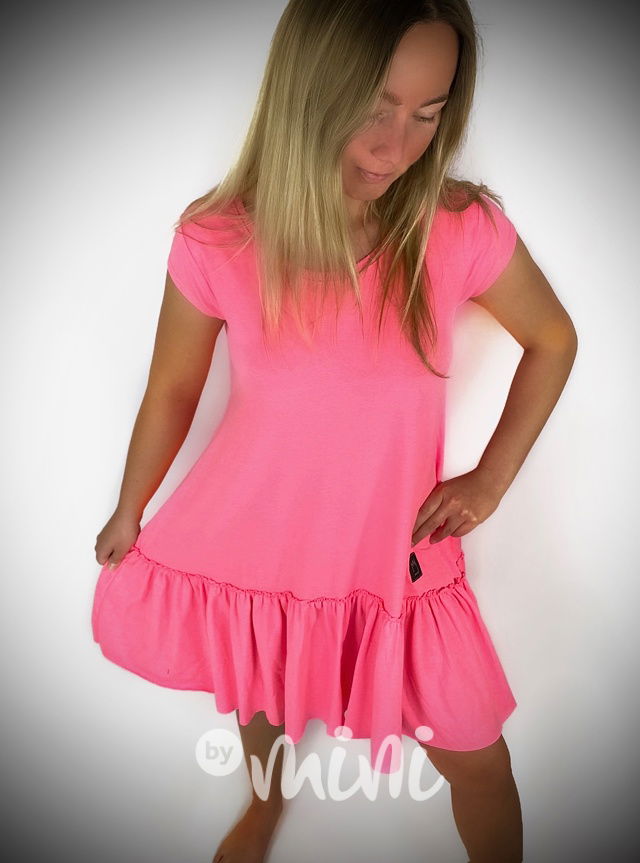Neon pink dívčí šaty *TOP*