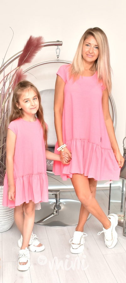 Neon pink dívčí šaty *TOP*
